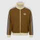 Adidas Originals Ζακέτα Φόρμας Καφέ με Εκρού Λεπτομέρειες /pre owned